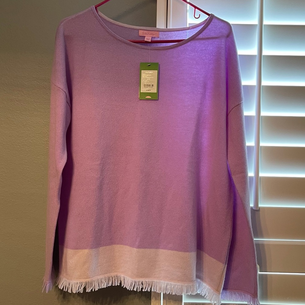 NWT Lilly Pulitzer Fairfax Cashmere Sweater